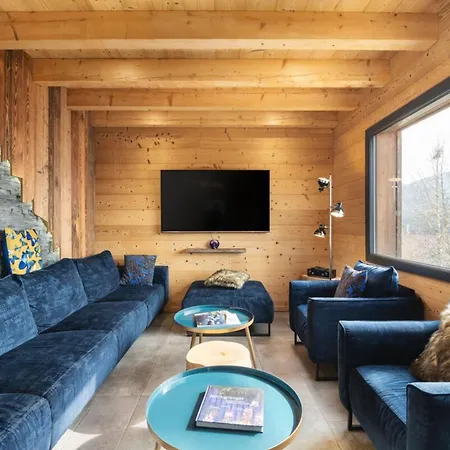 Le Carnotzet Luxury With Covered Hot Tub Panoramic Sauna Chalet
