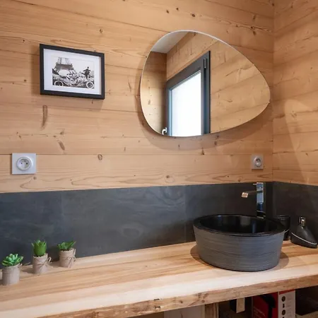 Le Carnotzet Luxury With Covered Hot Tub Panoramic Sauna Chalet *